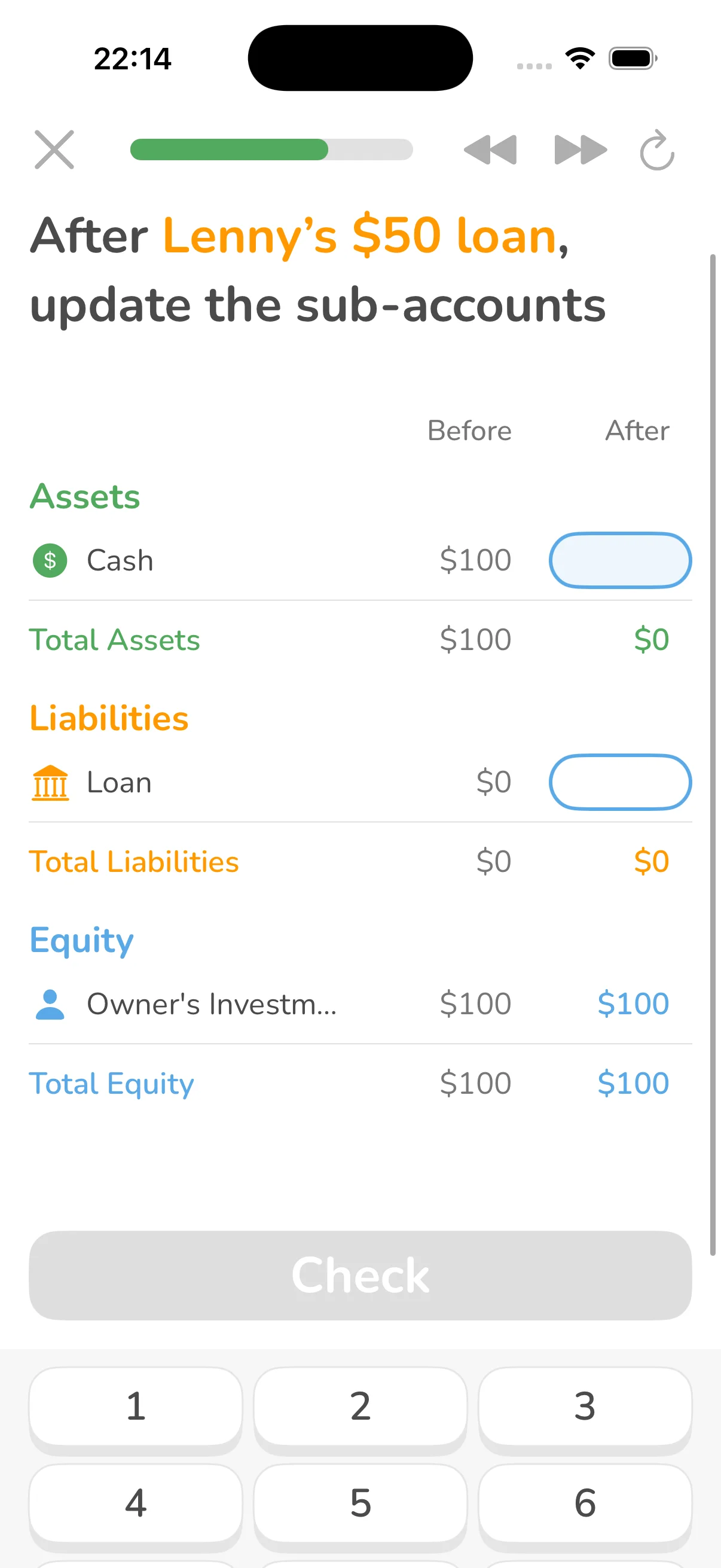 Build balance sheets